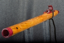 Black Locust Wood Native American Flute, Minor, Low E-4, #Q15F (6)